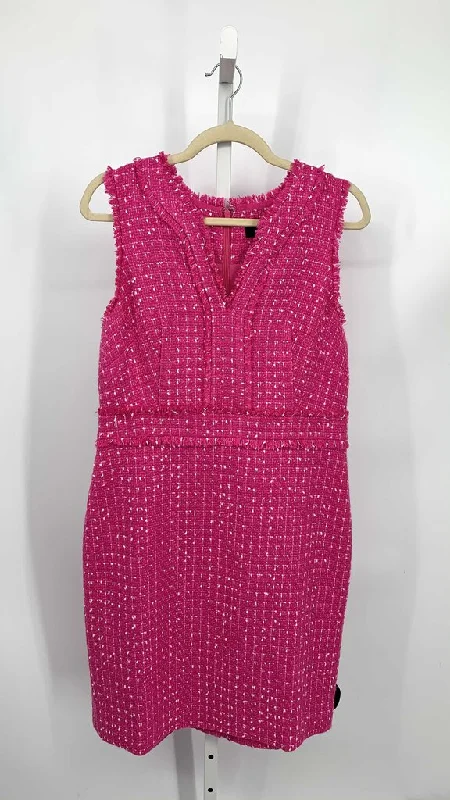 J. Crew Dress Pink/White 10