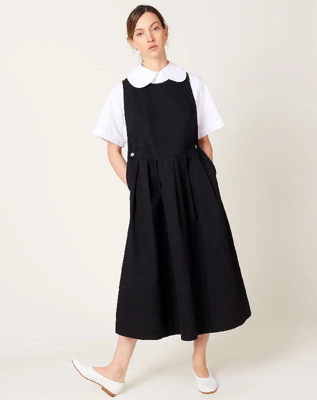 Apron Dress in Black
