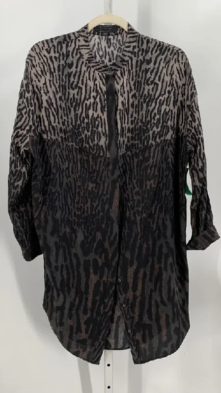 Allsaints Dress Black/Beige 8