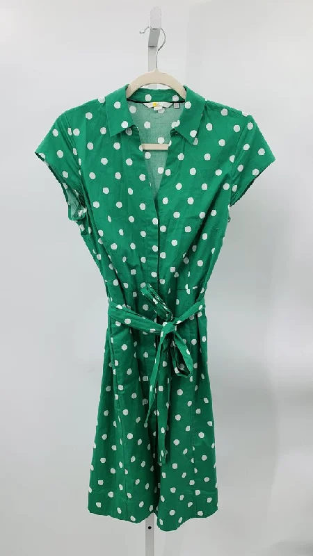 Boden Dress Green/White 8
