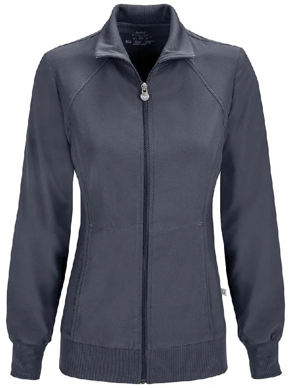 Infinity Women's Antimicrobial Warm Up Jacket | Pewter