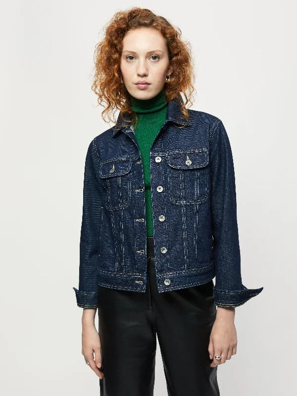 Denim Trucker Jacket | Indigo