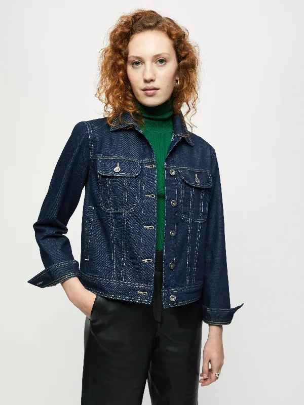 Denim Trucker Jacket | Indigo