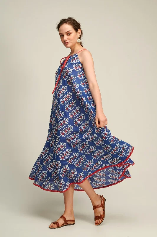 Dream apparel   Gypsy dress Pottle red blue