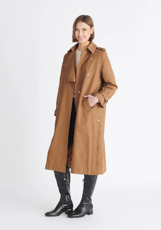 Faux Fur Collar Coat