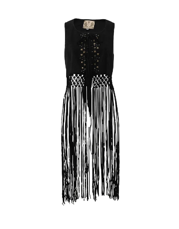 Fringe Suede Vest