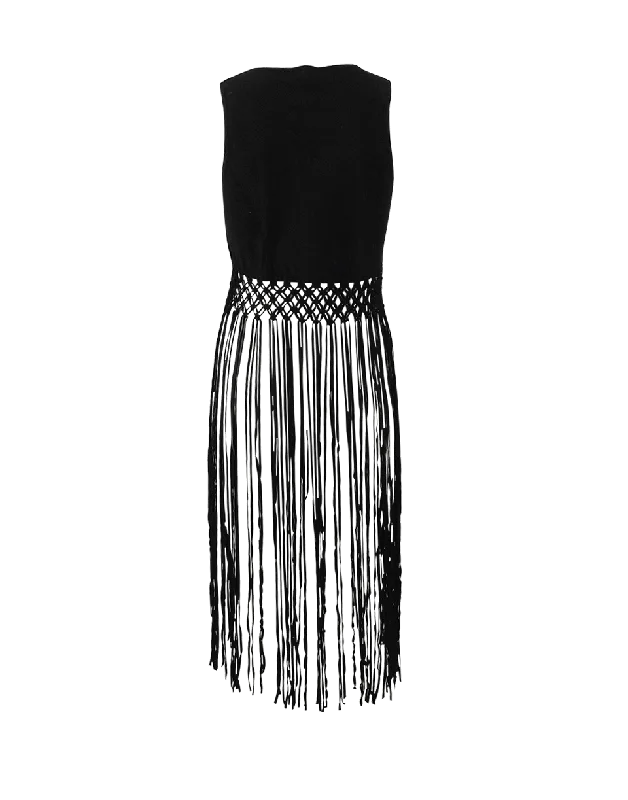 Fringe Suede Vest