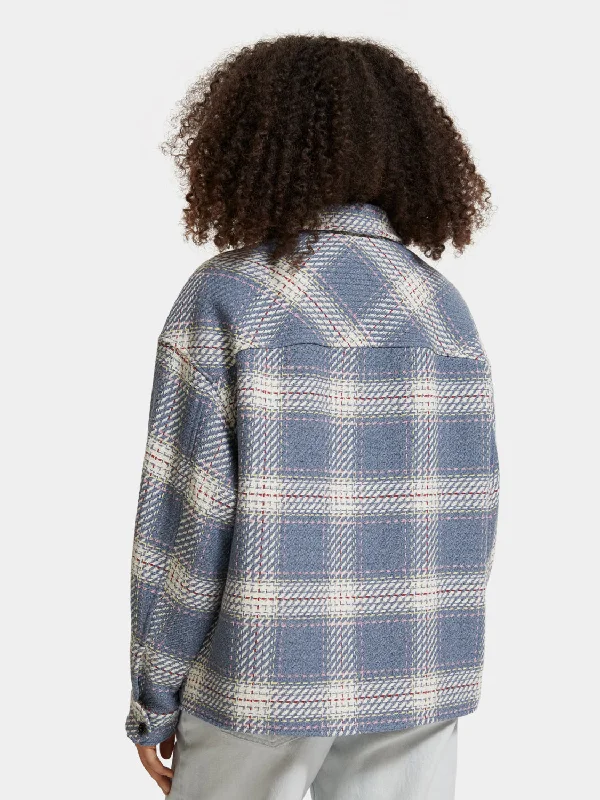 Lightweight checked overshirt