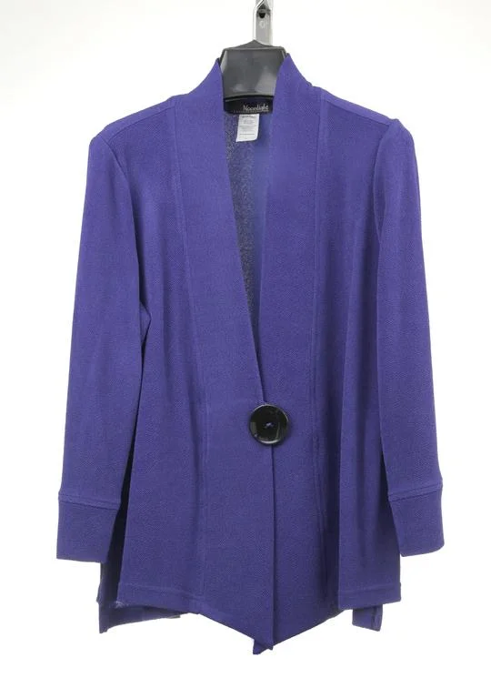 MOONLIGHT BLUE ONE BUTTON JACKET 2006W