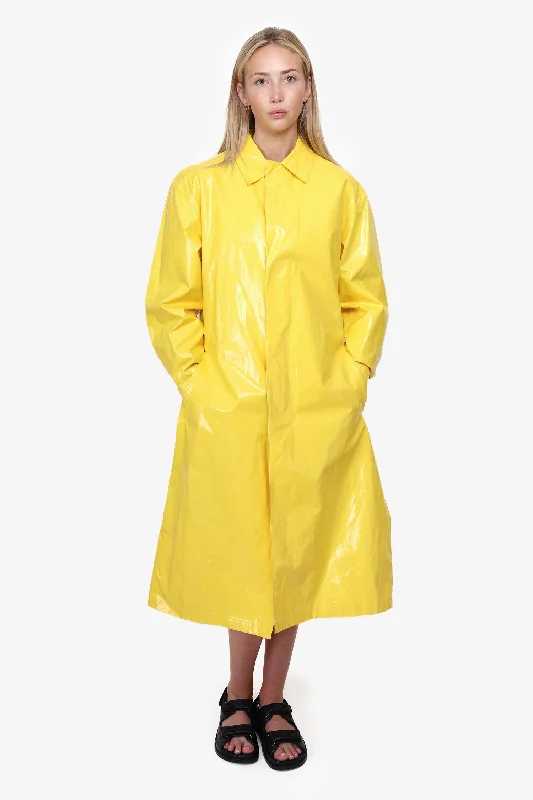 Prada Sport Yellow Rain Coat Size M Mens