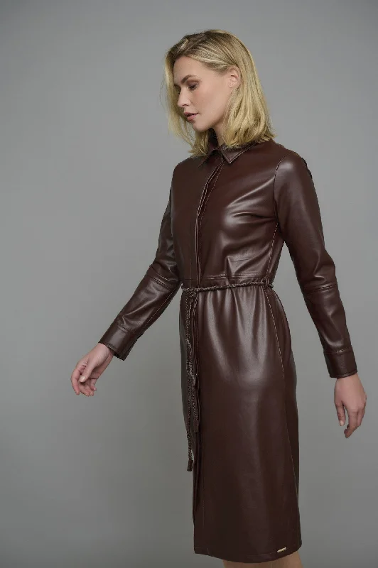 Rino & Pelle Stacey Faux Leather Dress