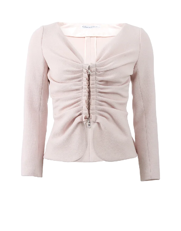 Ruched Front Jacket