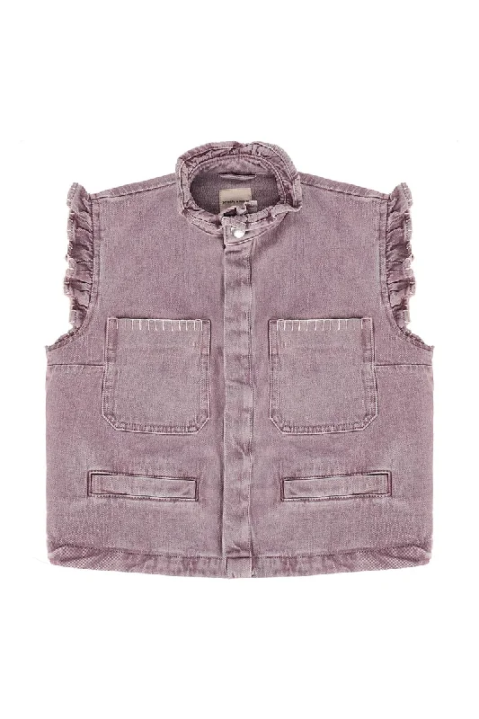 seventy + mochi Pablo Waistcoat Dusty Lilac