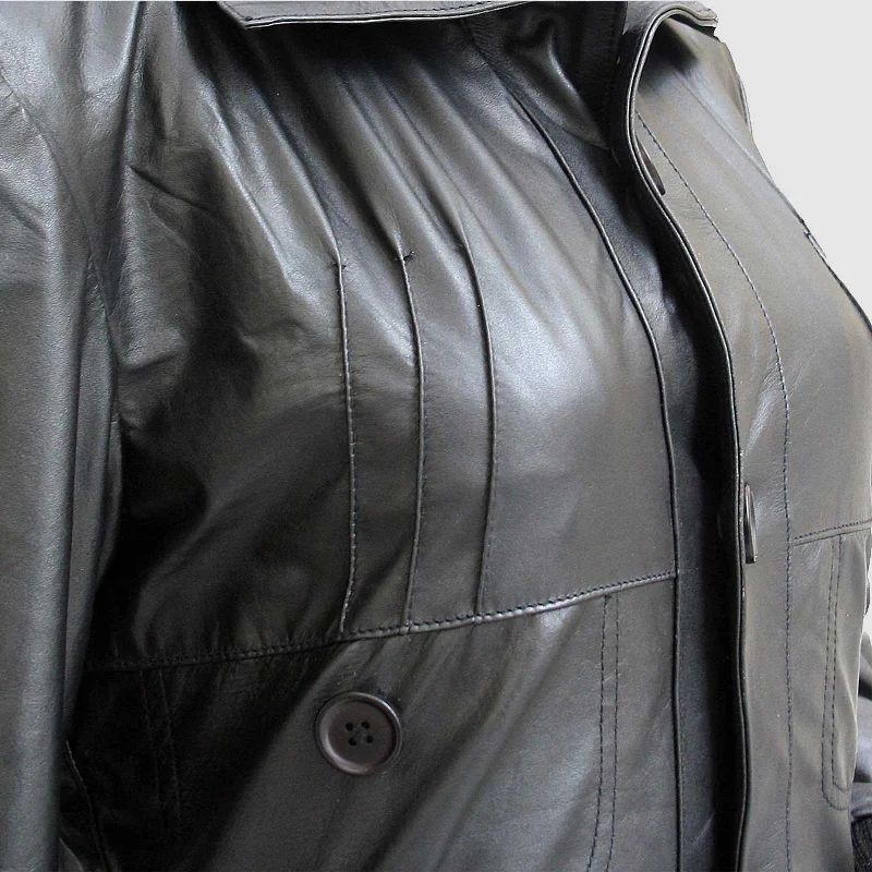 Black Bomber Leather Jacket