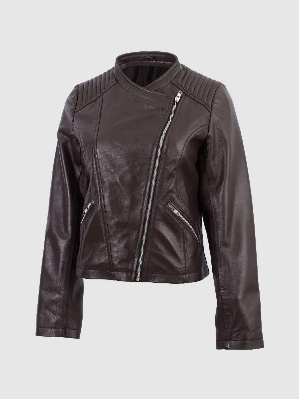 Classic Brown Leather Jacket