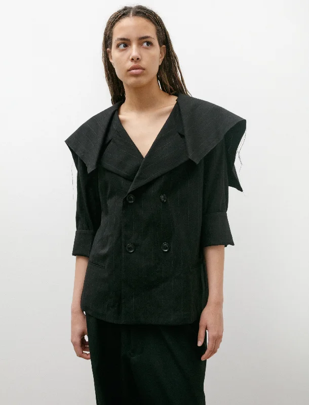 Sailor Collar Jacket Black