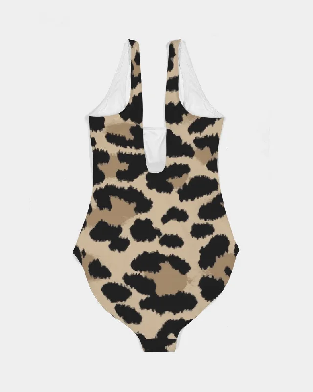 AKH Leopard Women's One-Piece Swimsuit