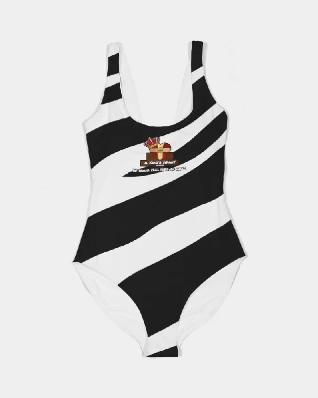 AKH Zebra Women's One-Piece Swimsuit