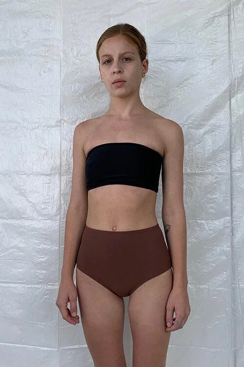 Basic bikini high bottom - Cocoa