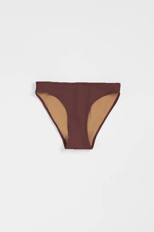 High Cut Bikini Bottom - Cocoa