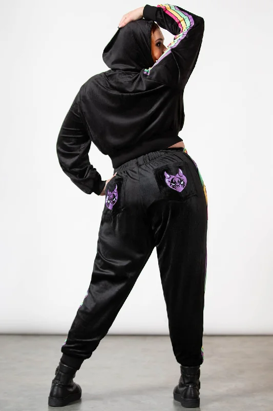 Coven Chill Velour Joggers [PLUS]