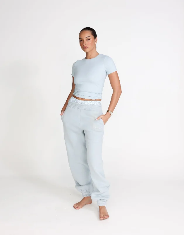 Jamie Tracksuit Pants (Baby Blue)