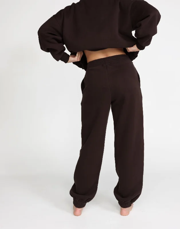 Jamie Tracksuit Pants (Chocolate)