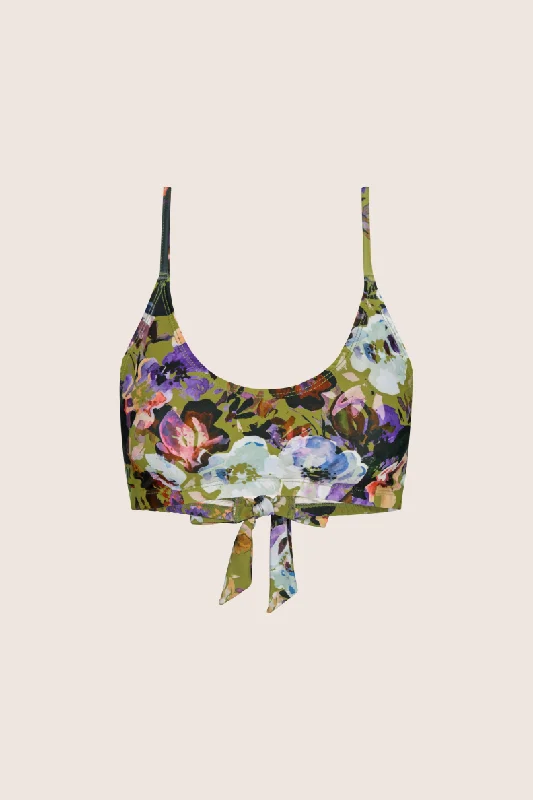 Reef Bikini Top, Olive Anemone