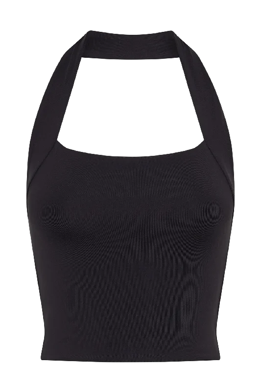 Renee Halter Top - Black