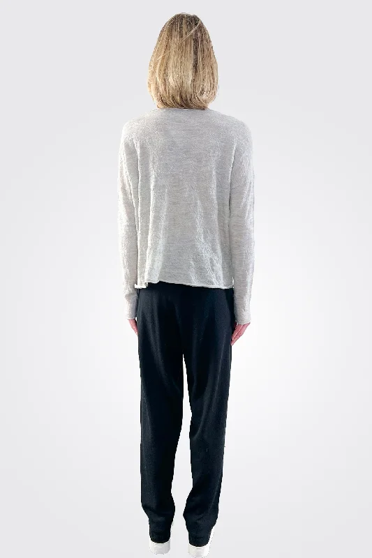 Wool Trousers - Black