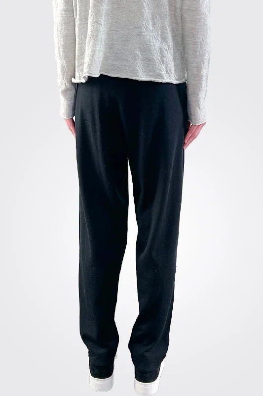 Wool Trousers - Black