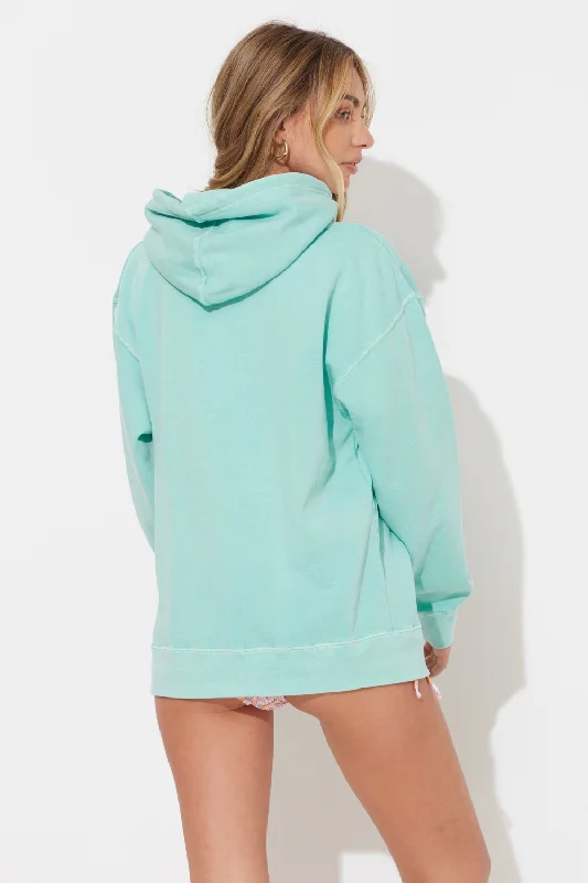 Waterfall Sage Garment Dye Hoodie