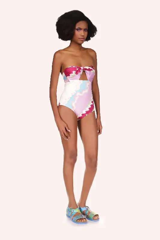 Wavy Clouds Bathing Suit