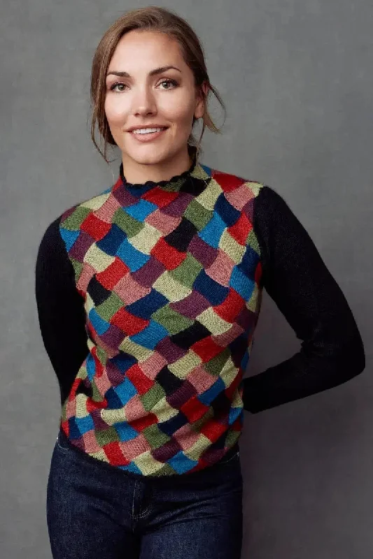 Mirella Woman Pullover, Qiviuk, Merino & Silk