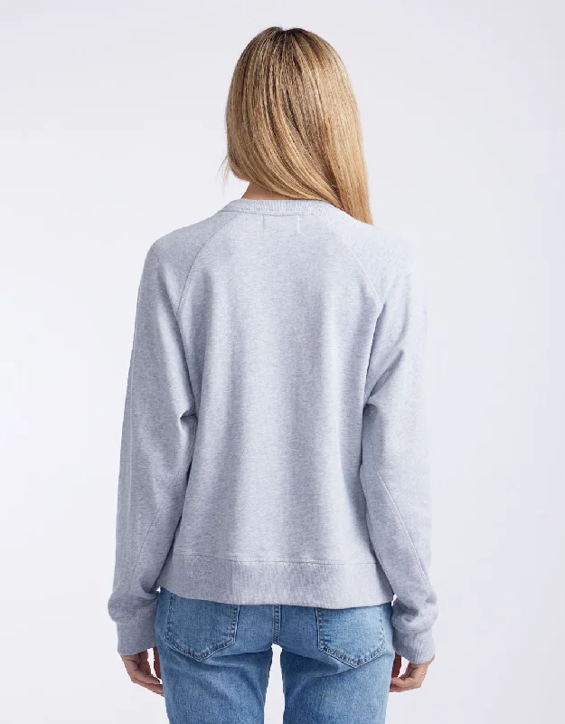 Bisou Paris Sweat - Grey Marle/Melon