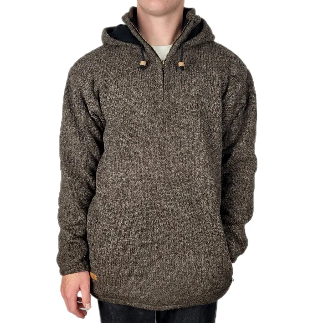 Hood Pull Over Brown