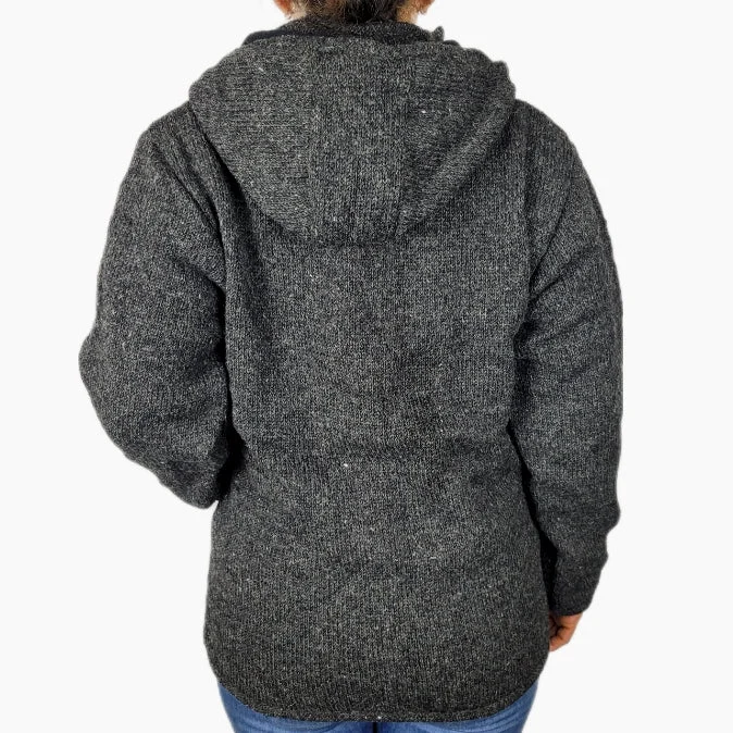 Hood Pull Over Dark Grey