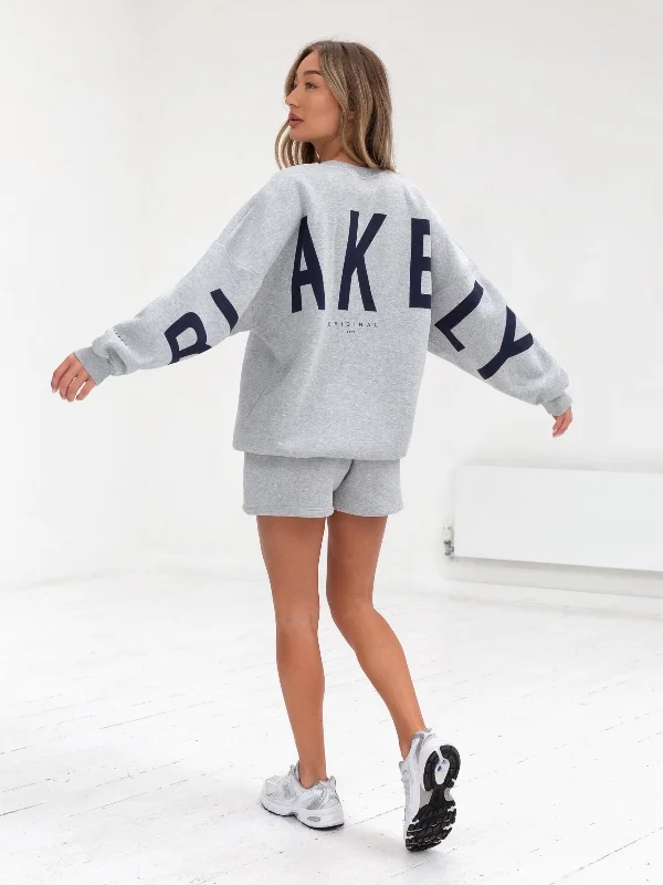 Isabel Oversized Jumper - Marl Grey