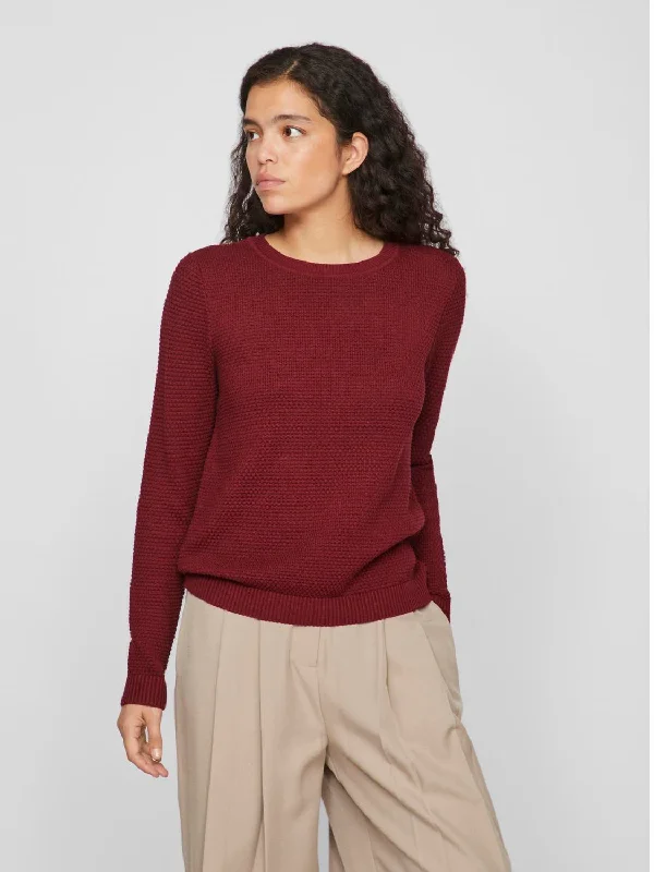 VIDALO Pullover - Cabernet