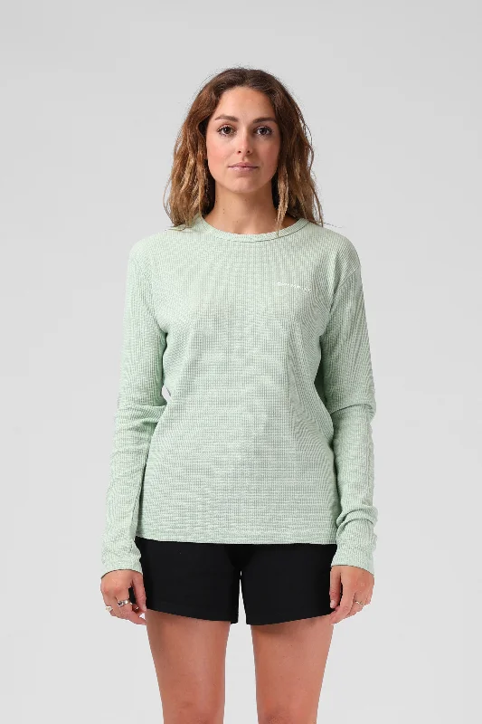 Waffle Knit - Sage