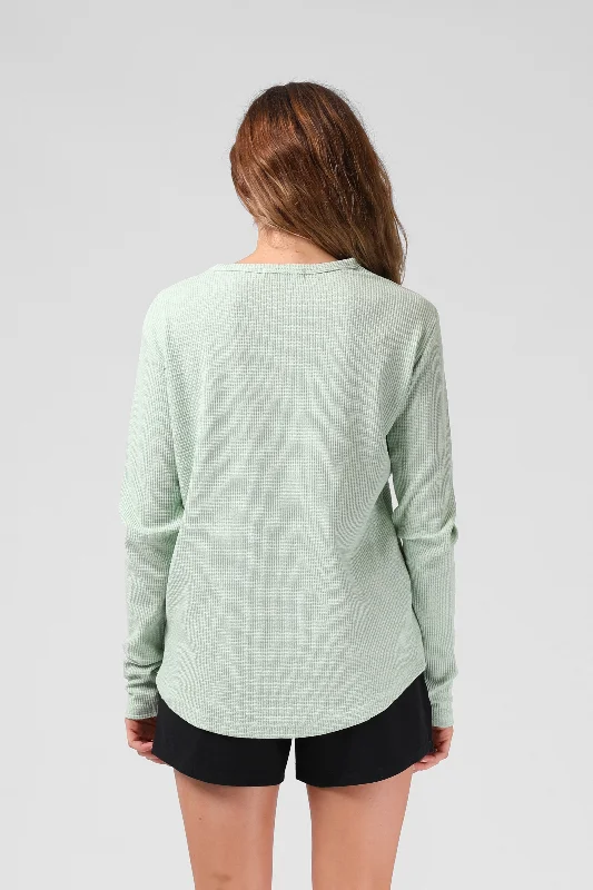 Waffle Knit - Sage