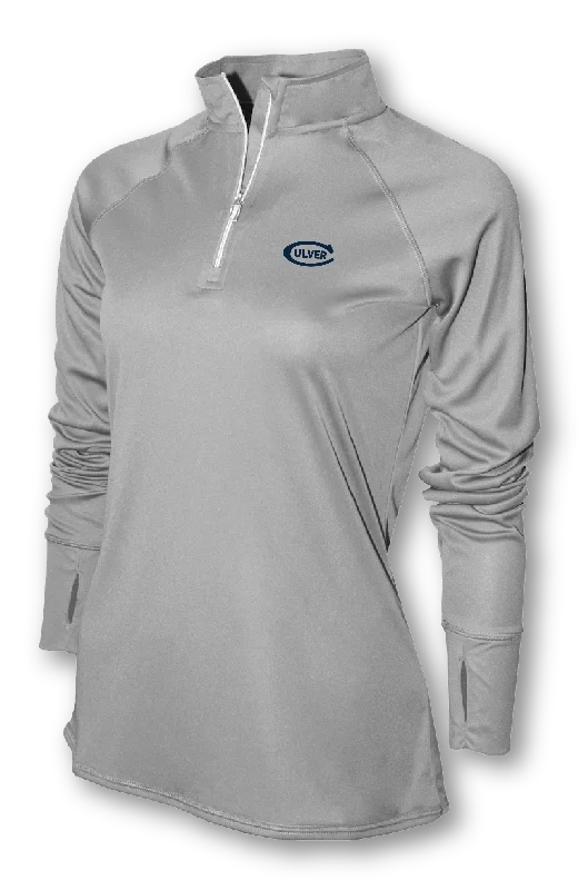 Women's Xtreme-Tek 4Runners Long Sleeve 1/4 Zip - Silver