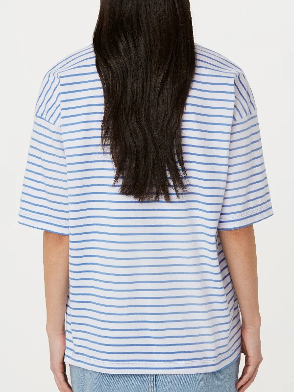 The Striped Boxy T-Shirt in Horizon