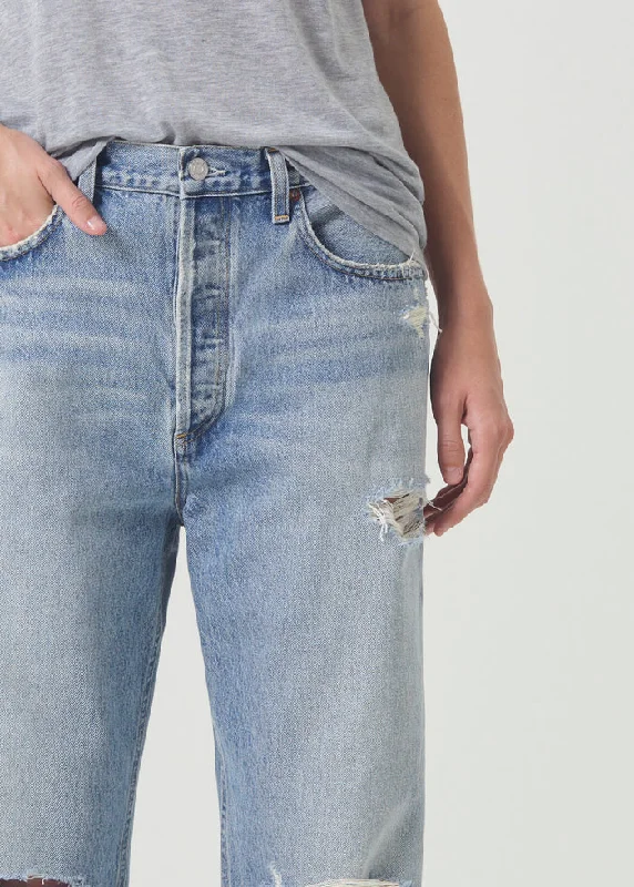 Agolde 90'S Mid Rise Straight Jeans in Threadbare