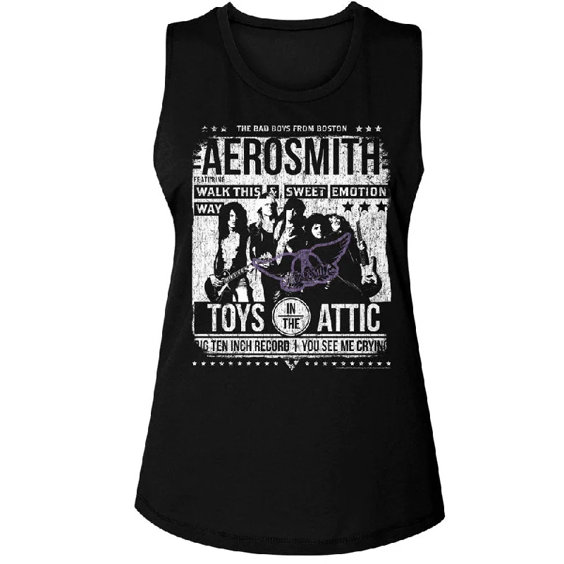 Aerosmith Aero Poster Muscle T-Shirt