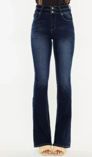 BM9242 Kancan USA Women's Gisella High Rise Skinny Bootcut