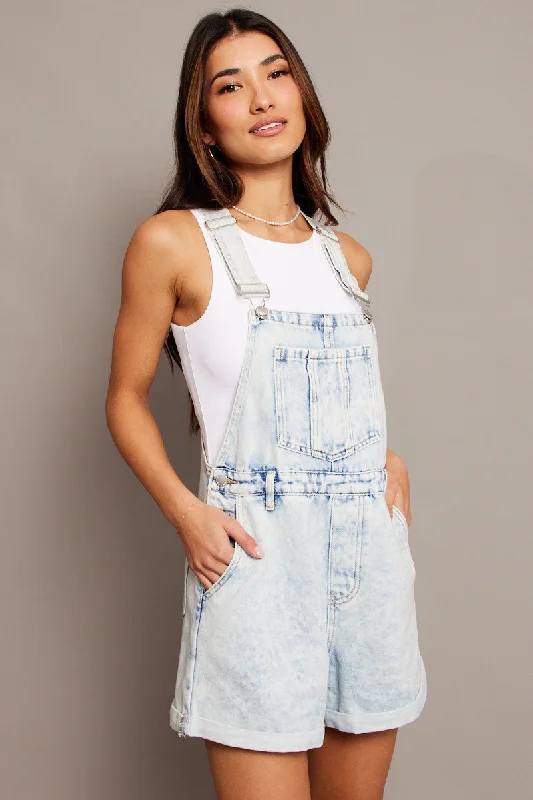 Denim Denim Overalls