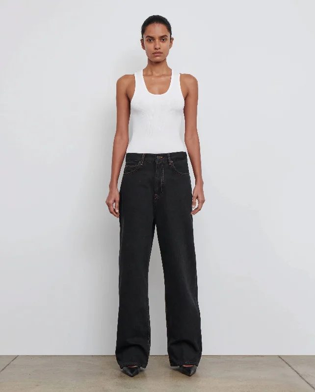 LOW RISE JEAN / BLACK