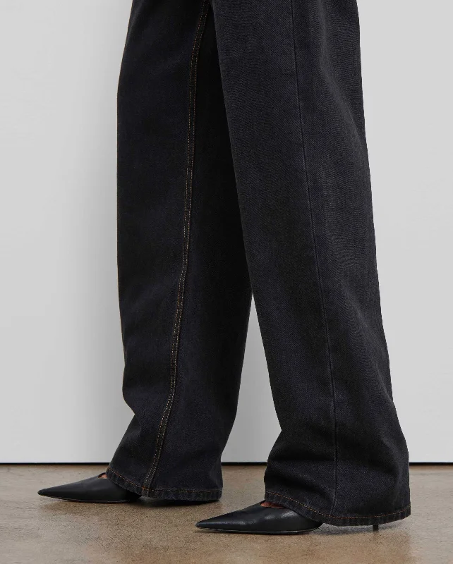 LOW RISE JEAN / BLACK