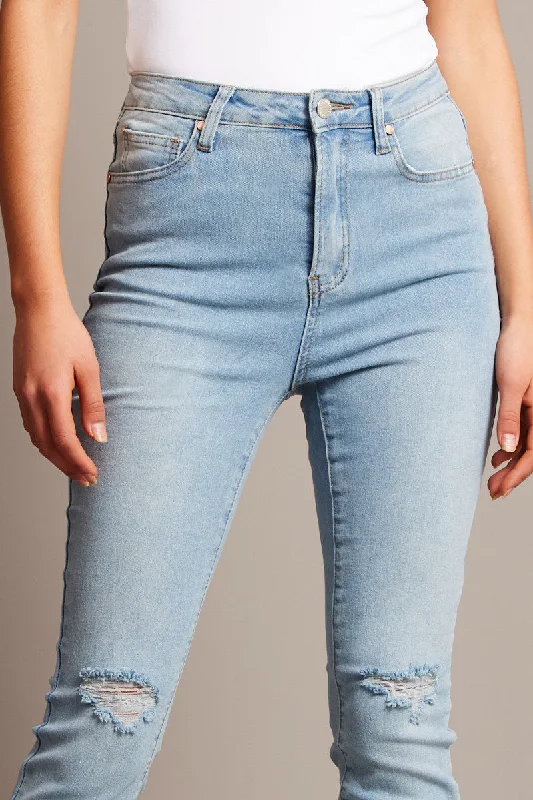 Denim Skinny Jean High Rise